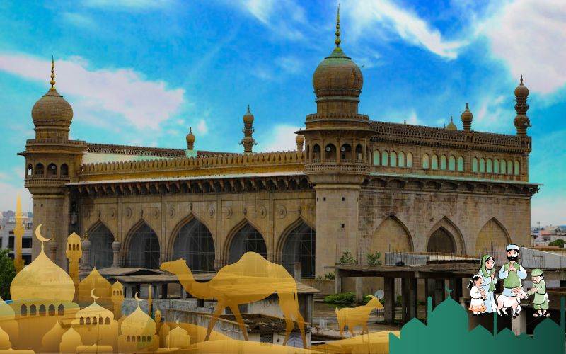 حیدرآباد: اہم عید گاہوں اور مساجد میں نماز عید الالضحیٰ کے اوقات، ٹریفک ایڈوائزی 